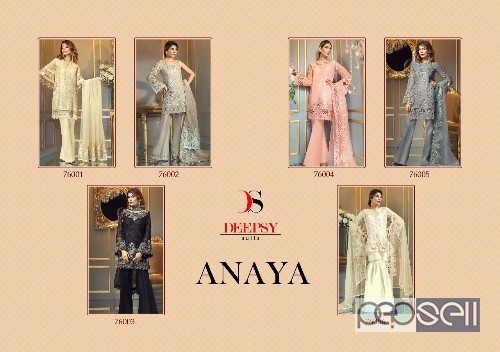 georgette designer plazo suits from deepsy anaya at wholesale singles at rs1190 each 5 