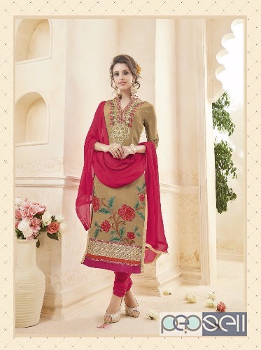 georgette semistitched suits from kesari arushi vol8 at wholesale singles available at rs1190 each 2 