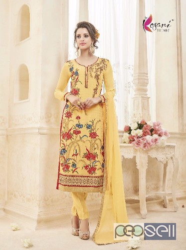 georgette semistitched suits from kesari arushi vol8 at wholesale singles available at rs1190 each 5 