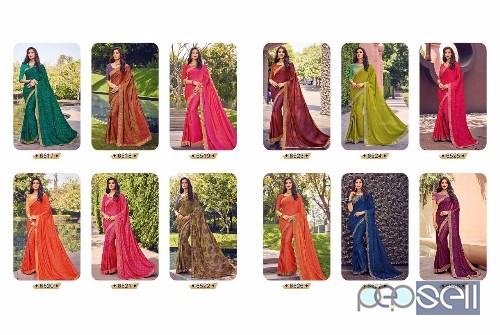 silk designer sarees from geetanjali by sanskar sarees at wholesale moq- 12pcs no singles 4 