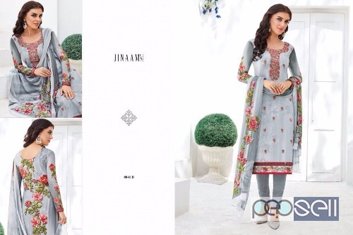 cotton silk digital printed suits from jinaam falak at wholesale and singles available singles at rs2000 each 5 
