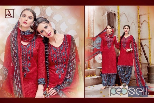 jam cotton work patiala suits from alok punjab queen vol2 at wholesale no singles moq-10pcs 1 