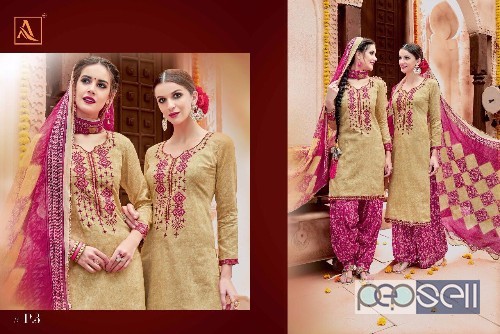 jam cotton work patiala suits from alok punjab queen vol2 at wholesale no singles moq-10pcs 2 