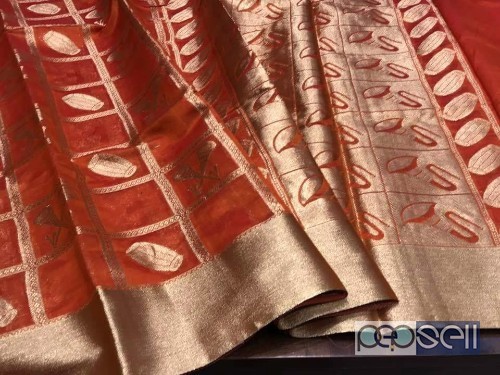 chanderi zari drapes sarees- rs2000 each resellers welcome 1 