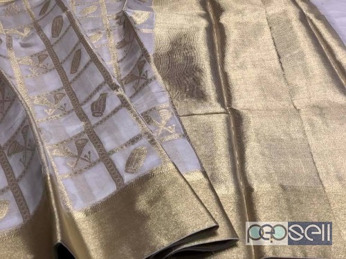 chanderi zari drapes sarees- rs2000 each resellers welcome 3 