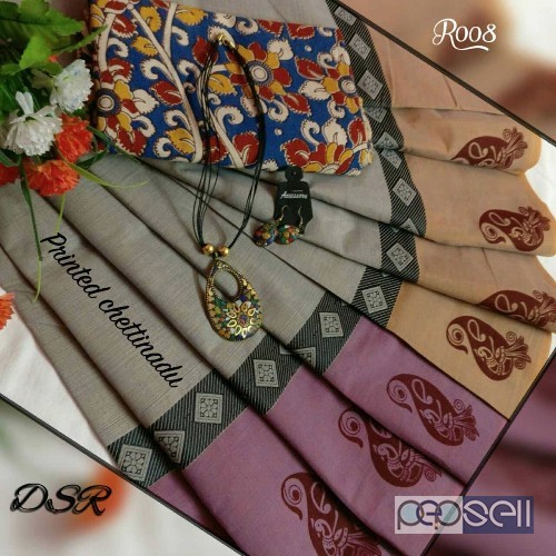 DSR brand chettinad cotton sarees non catalog price- rs750 each moq- 10pcs no singles 2 