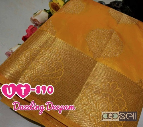 UT890 deepam silk sarees non catalog price- rs750 each moq- 10pcs no singles 1 
