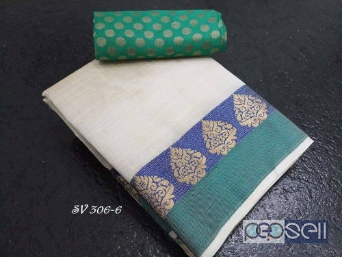 SV306-7 kollam silk sarees full combo set price- rs750 each moq- 10pcs no singles 2 