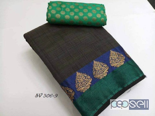 SV306-7 kollam silk sarees full combo set price- rs750 each moq- 10pcs no singles 3 