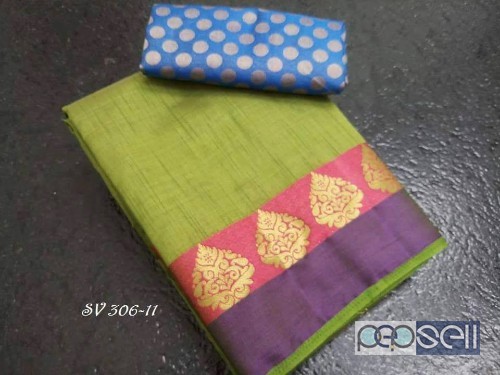 SV306-7 kollam silk sarees full combo set price- rs750 each moq- 10pcs no singles 5 