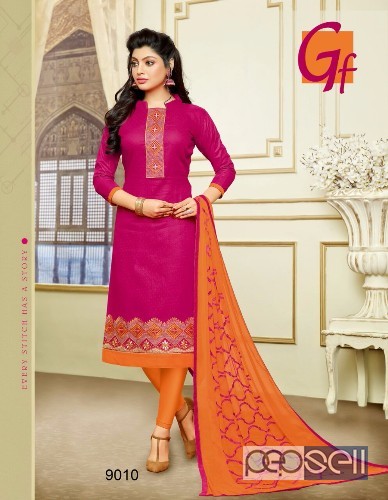 cotton jacquard churidar suits from ganesh fashion bansuri at wholesale moq- 12pcs no singles 2 