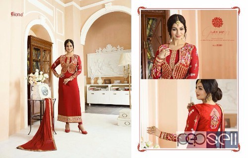 georgette koti style suits from fiona ayesha takia vol16 at wholesale moq-6pcs no singles 1 