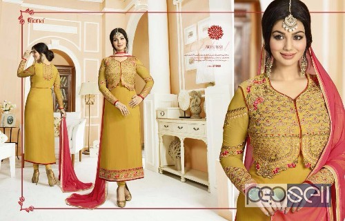georgette koti style suits from fiona ayesha takia vol16 at wholesale moq-6pcs no singles 2 