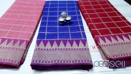 MTB brand banarasi georgette sarees- rs2000 each resellers welcome 1 