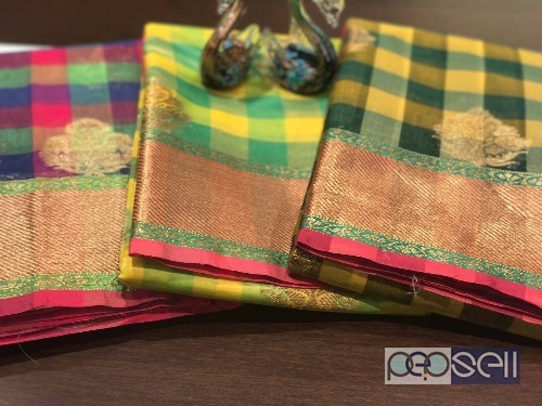 MTB brand maheshwari checks silk sarees- rs2000 each resellers welcome interested buyers can contact us 1 