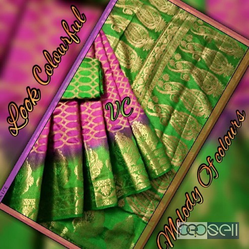 VC brand jute kicha silk sarees non catalog at wholesale moq- 10pcs price- rs800 each 1 