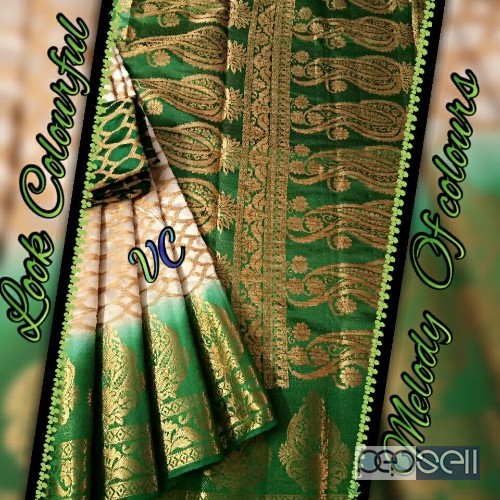 VC brand jute kicha silk sarees non catalog at wholesale moq- 10pcs price- rs800 each 3 
