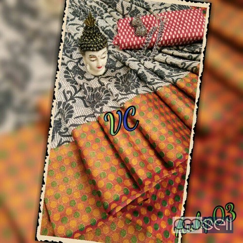 VC brand kalamkari polka dot sarees non catalog at wholesale moq- 10pcs price- rs800 each no singles 1 