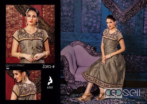 silk anarkali kurtis from kaya zora vol6 at wholesale available moq- 10pcs no singles size- m to 3xl 5 