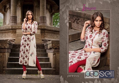 cambric printed kurtis from psyna vol1 at wholesale available moq- 7pcs no singles size- m to 3xl 0 