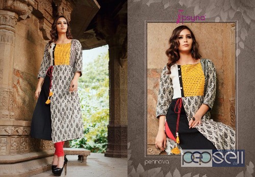 cambric printed kurtis from psyna vol1 at wholesale available moq- 7pcs no singles size- m to 3xl 1 
