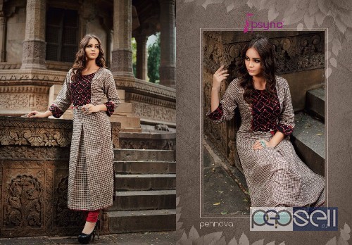 cambric printed kurtis from psyna vol1 at wholesale available moq- 7pcs no singles size- m to 3xl 3 