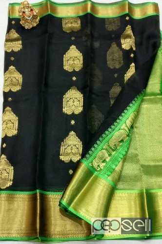 KANCHI ORGANZA SILK SAREES AVAILABLE AT BEST PRICES 2 