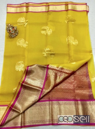 KANCHI ORGANZA SILK SAREES AVAILABLE AT BEST PRICES 3 
