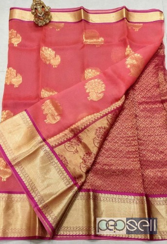 KANCHI ORGANZA SILK SAREES AVAILABLE AT BEST PRICES 4 