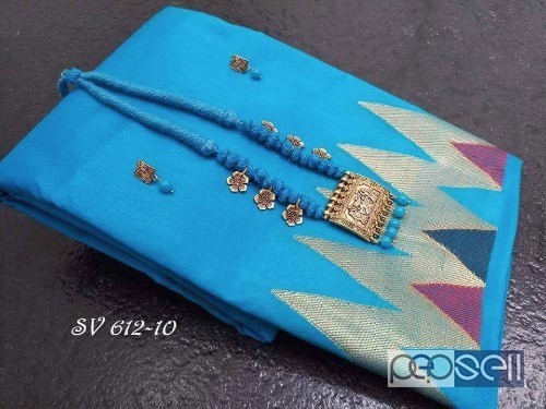 SV612 brand tussar silk sarees price- rs750 each moq- 10pcs no singles 4 