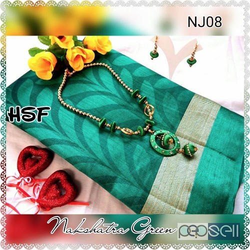 HSF NJ100 brand tussar jute mix sarees combo at wholesale moq- 10pcs no singles price- rs750 each 1 