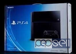 New Sony PS4 500GB with 2 controllers and 4 gamesat16,000/-  0 