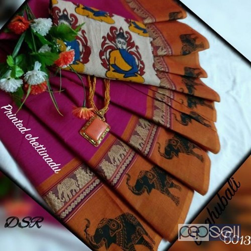 DSR brand chettinad cotton sarees combo- rs750 each moq-10pcs wholesale only no singles 2 