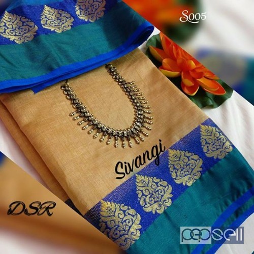 DSR sivangi sarees tussar silk combo - rs750 each moq- 8pcs no singles wholesale only 2 