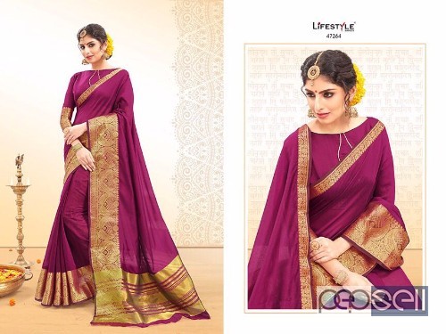 cotton silk south sarees from lifestyle palam silk vol2 at wholesale 2 