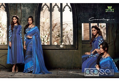 georgette fancy printed sarees from sanskar signature vol5 at wholesale 0 