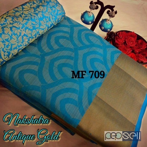 MF709 brand tussar jute silk mix sarees combo at wholesale price- rs750 each moq- 10pcs no singles 2 