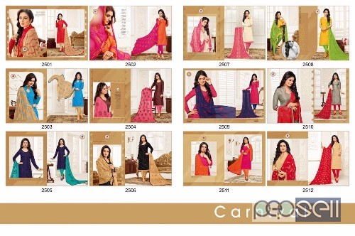 cotton jacquard unstitched suits from r r fashion carnival at wholesale 3 