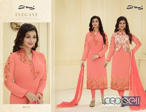 georgette semistitched suits from your choice aysha vol1 at wholesale 3 