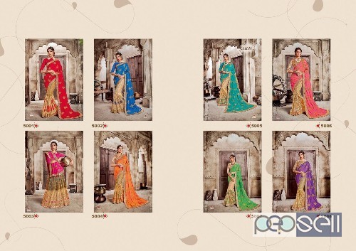designer heavy work sarees from saroj garima at wholesale available 3 