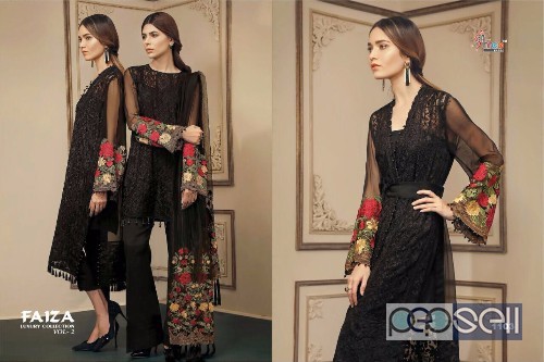 georgette plazo pakistani concept suits from shree fabs faiza vol2 at wholesale moq- 5pcs no singles interested buyers can contact us 3 