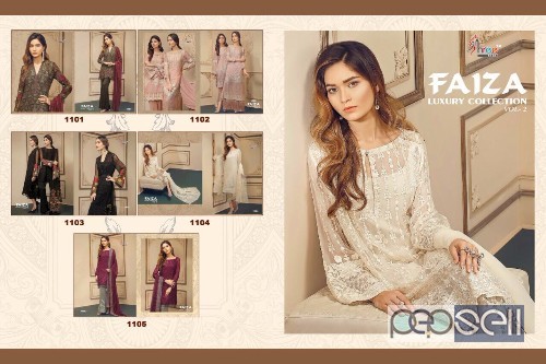 georgette plazo pakistani concept suits from shree fabs faiza vol2 at wholesale moq- 5pcs no singles interested buyers can contact us 4 