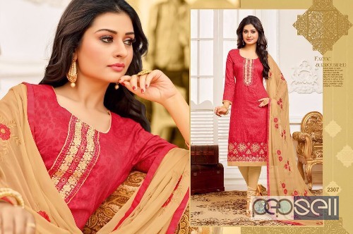 cambric jacquard materials from kashmir beauty vol7  by r r fashion at wholesale moq- 12pcs no singles 1 