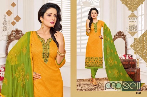 cambric jacquard materials from kashmir beauty vol7  by r r fashion at wholesale moq- 12pcs no singles 4 