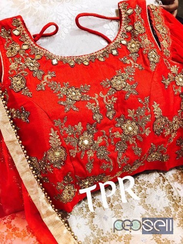 tpr lehenga silk embroidered readymade collection available rs2800 each size- 34-48 available 2 