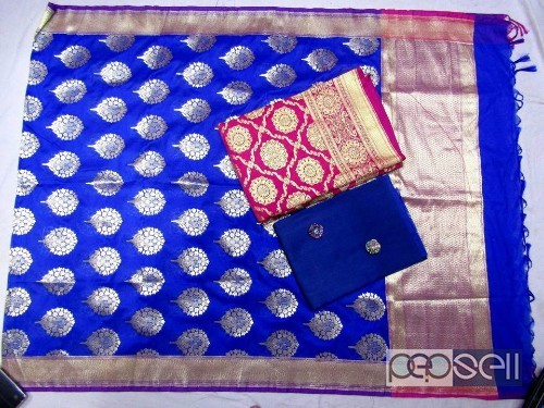 banarasi silk suits non catalog at wholesale price- rs1100 each moq- 5pcs no singles or retail 1 