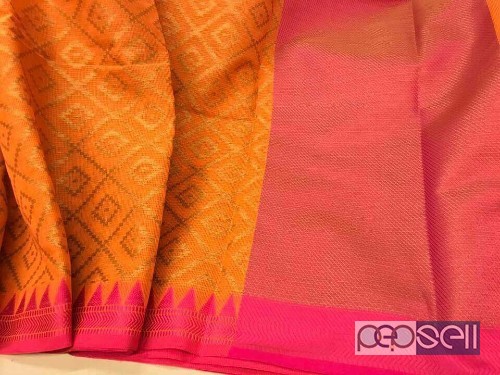 elegant kota mercerised zari weaving sarees with running blouse 5 