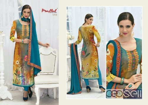 maitri by prafful georgette digital printed suits catalog at wholesale available moq- 10pcs no singles 5 