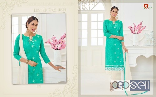 elegant rishab nx supriya cotton embroidery suits with nazneen dupatta available 2 