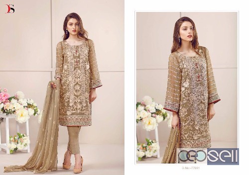 elegant deepsy mahrosh 5 georgette pakistani suits with nazneen dupatta 2 